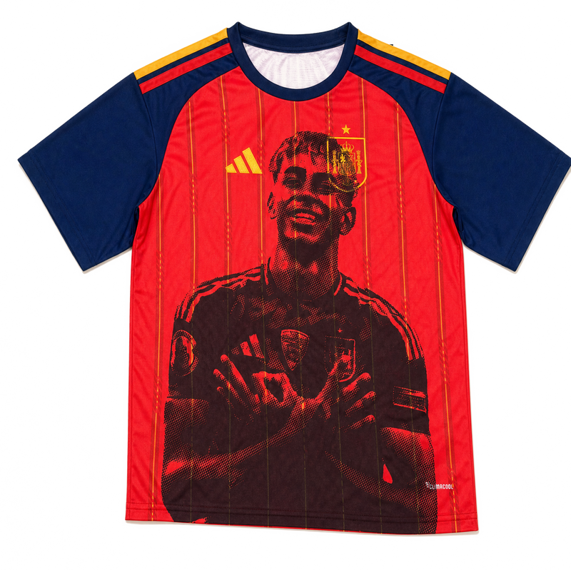 Spain Lamine jersey