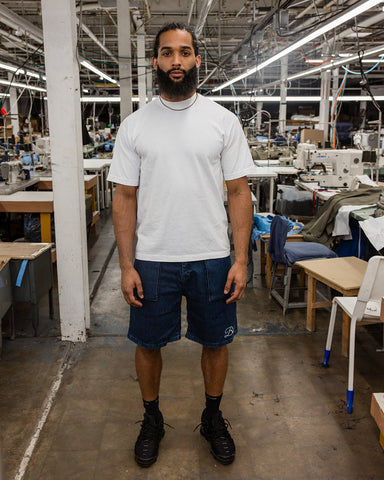 LA Apparel 1801GD White Print